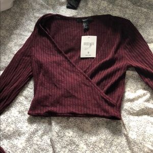 New long sleeve crop